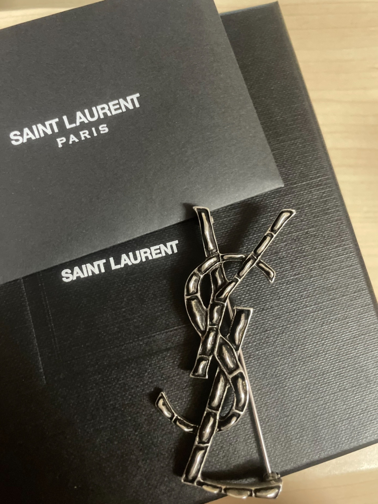 YSL brooch