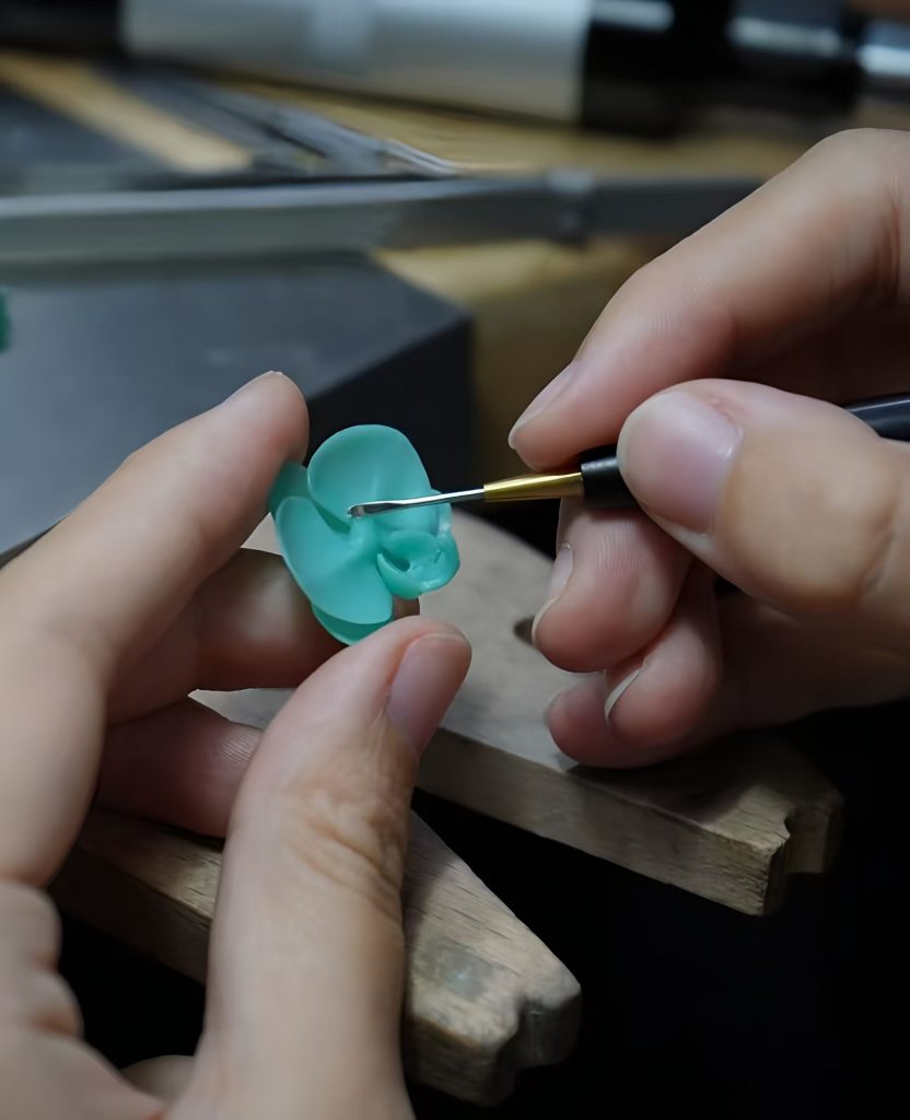Hand-Carved Wax Model
