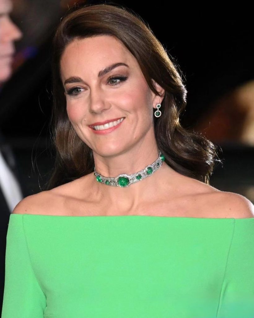 Kate Middleton Wears Heritage, Inspired Emerald Choker